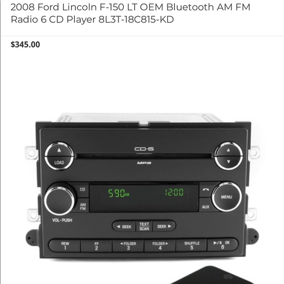 Ford Car Audio, Video & GPS 208 Ford Lincoln F50 Lt Oem Bluetooth
